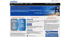 Desktop Screenshot of metex.com