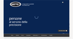 Desktop Screenshot of metex.it