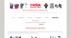 Desktop Screenshot of metex.asia