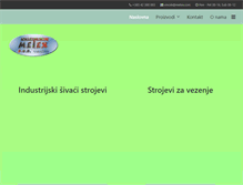 Tablet Screenshot of metex.hr